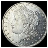 1881-S Silver Morgan Dollar CLOSELY UNCIRCULATED