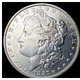 1887 Morgan Silver Dollar CLOSELY UNCIRCULATED