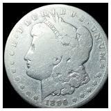1896-S Silver Morgan Dollar NICELY CIRCULATED