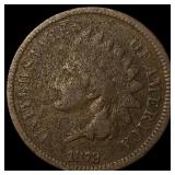 1873 Indian Head Cent LIGHTLY CIRCULATED