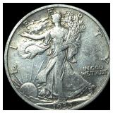 1935-S Silver Walking Liberty Half Dollar NEARLY U