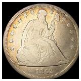 1842 Silver Dollar LIGHTLY CIRCULATED