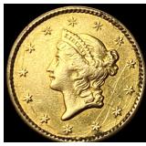 1850 Gold $1 Type 1 NEARLY UNCIRCULATED