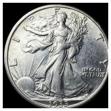 1935-S Silver Walking Liberty Half Dollar  CLOSEL