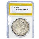 1878-S Morgan Silver Dollar PGA Brilliant UNC