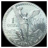 1982 Mexico Silver 1 Onza Libertad SUPERB GEM BU
