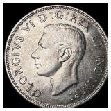 1947 Canada Silver Dollar CLOSELY UNCIRCULATED
