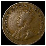 1925 Canada 1 Cent LIGHTLY CIRCULATED