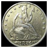 1854 Arrows Seated Liberty Half Dollar HIGH GRADE