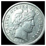 1896-S Silver Barber Dime CLOSELY UNCIRCULATED