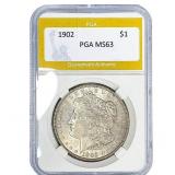 1902 Morgan Silver Dollar PGA MS63