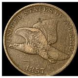 1857 Flying Eagle Cent LIGHTLY CIRCULATED