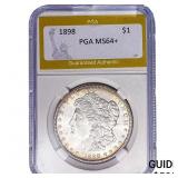 1898 Morgan Silver Dollar PGA MS64+