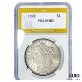 1898 Morgan Silver Dollar PGA MS63