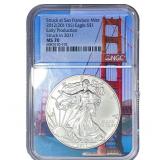 2012  NGC MS70 1 oz SE Early Production Struck 201