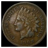 1908-S Indian Head Cent NEARLY UNCIRCULATED