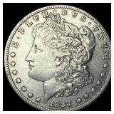 1884-S Morgan Silver Dollar NEARLY  UNCIRCULATED