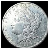 1884-S Silver Morgan Dollar CLOSELY UNCIRCULATED