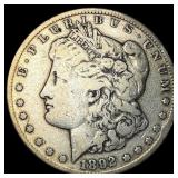 1892-CC Silver Morgan Dollar LIGHTLY CIRCULATED