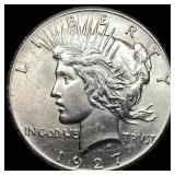 1927 Peace Silver Dollar CHOICE AU