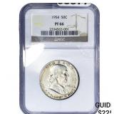 1954 Franklin Half Dollar NGC PF66