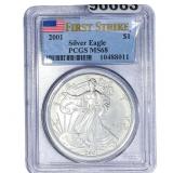 2001  PCGS MS68 1 oz SE First Strike