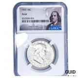 1963 Franklin Half Dollar NGC PF67