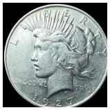 1927 Peace Silver Dollar CLOSELY UNCIRCULATED