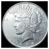 1925-S Silver Peace Dollar CLOSELY UNCIRCULATED