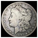 1891-CC Silver Morgan Dollar NICELY CIRCULATED