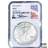 2023 Silver Eagle NGC MS70