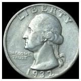 1932-D Silver Washington Quarter NEARLY UNCIRCULAT