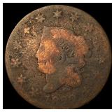 1830 Coronet Head Large Cent NICELY CIRCULATED