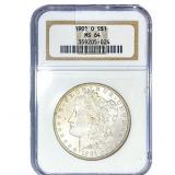 1901-O Morgan Silver Dollar NGC MS64