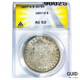 1897-O Morgan Silver Dollar ANACS AU53