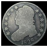 1828 Capped Bust Half Dollar NICELY CIRCULATED
