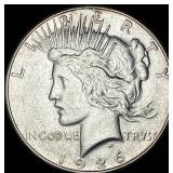 1926-S Silver Peace Dollar CLOSELY  UNCIRCULATED