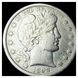 1898-O Silver Barber Half Dollar NEARLY  UNCIRCUL