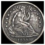 1839-O Silver Half Dime CLOSELY UNCIRCULATED