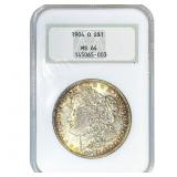 1904-O Morgan Silver Dollar NGC MS64