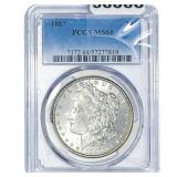 1887 Morgan Silver Dollar PCGS MS64