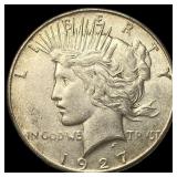 1927-S Peace Silver Dollar CLOSELY  UNCIRCULATED