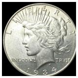 1934-D Silver Peace Dollar UNCIRCULATED
