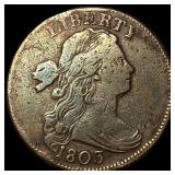 1803 Draped Bust Large Cent LIGHTLY CIRCULATED