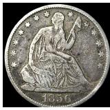 1856-O Silver Half Dollar LIGHTLY CIRCULATED