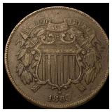 1865 Two-Cent Piece GEM BU