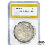 1878-S Morgan Silver Dollar PGA Brilliant UNC