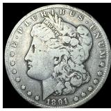 1891-CC Silver Morgan Dollar LIGHTLY CIRCULATED