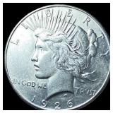 1926-S Silver Peace Dollar CLOSELY UNCIRCULATED