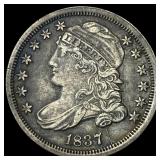 1837 Capped Bust Dime NEARLY UNCIRCULATED